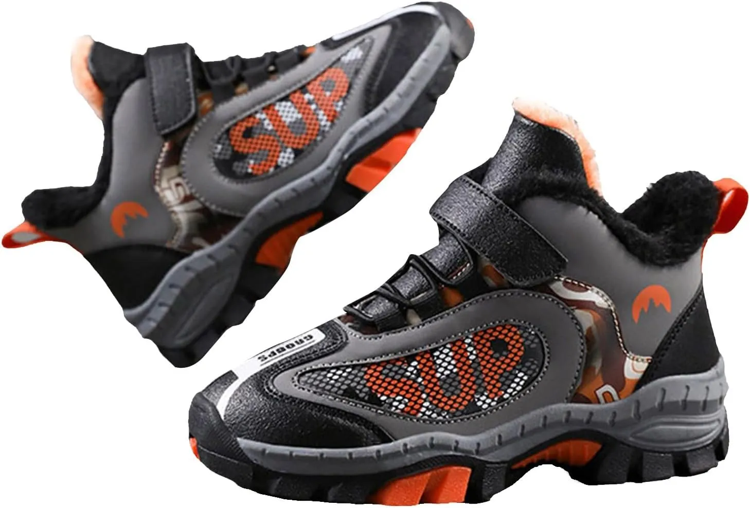 Wide Toe Box Warm Snow Boots Winter Warm Lined Non Slip Lightweight Boots Running Shoes Cold Weather Boots Men