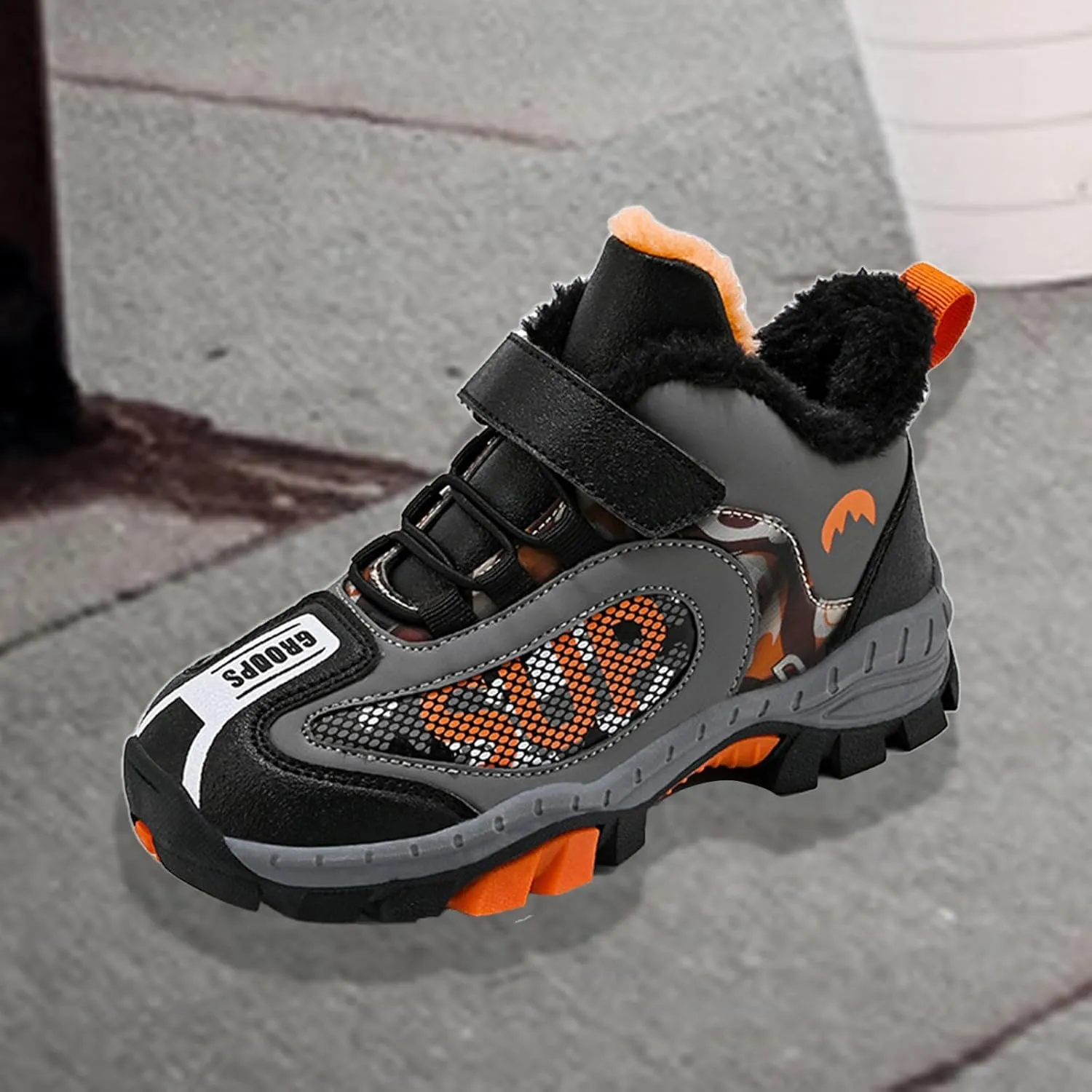 Wide Toe Box Warm Snow Boots Winter Warm Lined Non Slip Lightweight Boots Running Shoes Cold Weather Boots Men