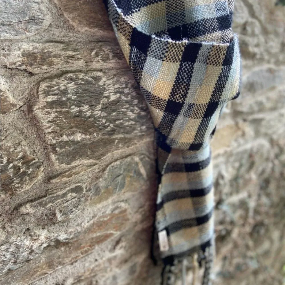 Woollen Muffler | Big Check | Loom Knitted | One Size | Unisex | Multi Colour